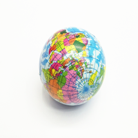 Boules anti-stress en forme de globe terrestre en PU promotionnelles en gros