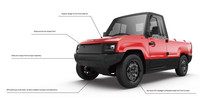 Offre Spéciale nouveau design camionnette nouveau pick-up électrique mini camion chinois nouveau van mini voiture pick-up électrique