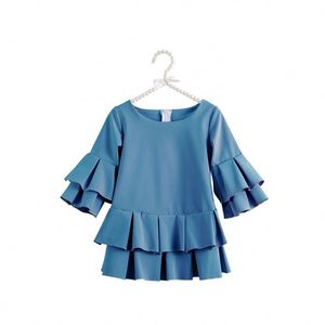 Vestito da bambina a vita alta di qualità di nuovo Design per ragazze a <span class=keywords><strong>manica</strong></span> <span class=keywords><strong>lunga</strong></span> - Product Image 3