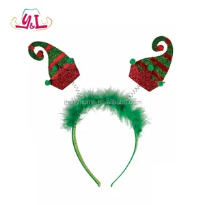 Nieuwe Kerst Santa Elf Headboppers Kostuum Accessoire Hoofdband Elf