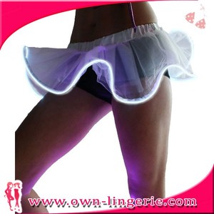 <span class=keywords><strong>Gonna</strong></span> in Organza con Luci LED, Mini Abito da Ballo, Tutù Luminoso, <span class=keywords><strong>Gonna</strong></span> Petticoat con Luci LED all'Ingrosso - Product Image 5