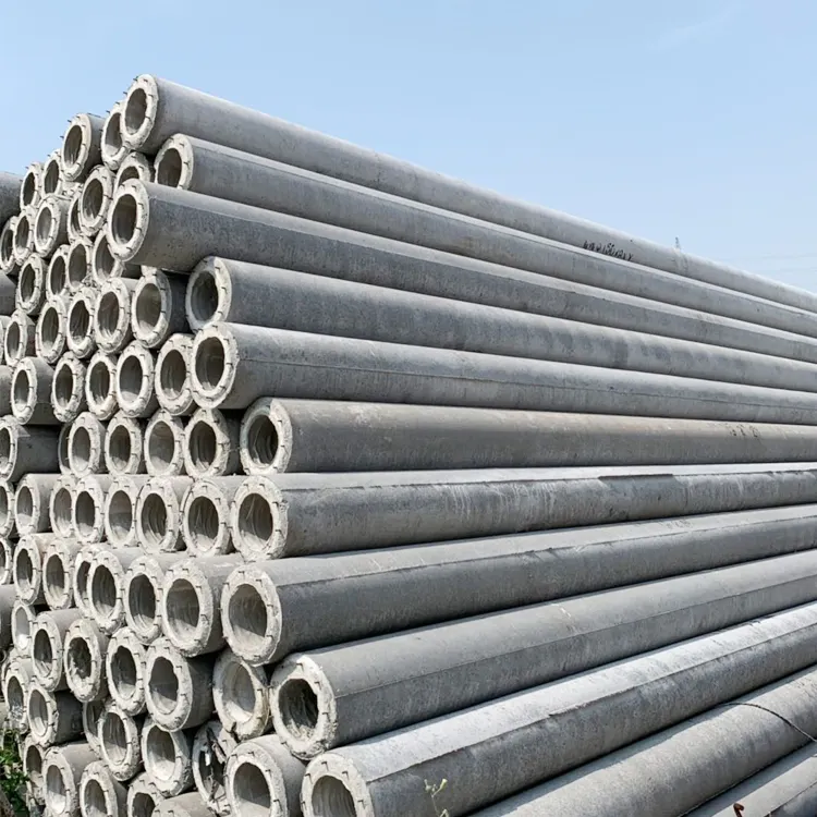 High Strength Prestressed concrete electric pole price for philippines