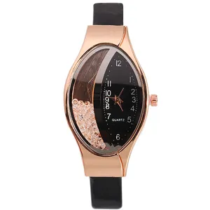 Брендовые новые женские часы, кварцевые, со стразами, с украшением в виде кристаллов наручные часы нового дизайна для девочек BWL453