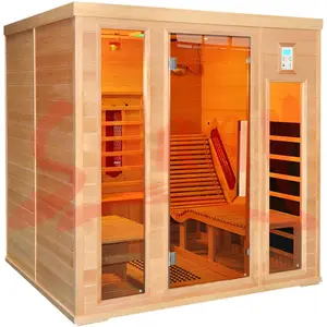Genieten leven sauna infrarood sauna met liggen stoel