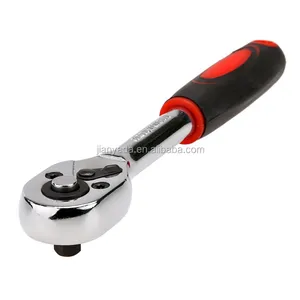 Llave de trinquete de 24 dientes CR-V, llave de alto Torque bidireccional, herramientas de mano para reparación de automóviles, tienda de 4S de fábrica, 1/4