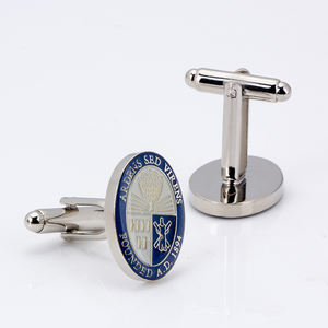 Высокое качество Оптовая Пользовательские золотые металлические мужские запонки из Великобритании - Product Image 4