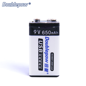 Filtre plat de cellules 9v lithium <span class=keywords><strong>ion</strong></span> 650mah usb métal polymère Batterie - Product Image 2