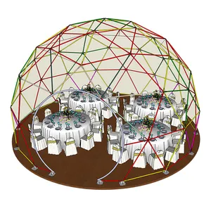 COSCO Fornecedor Hot Sale Prefab Cúpula Geodésica Tenda Casa