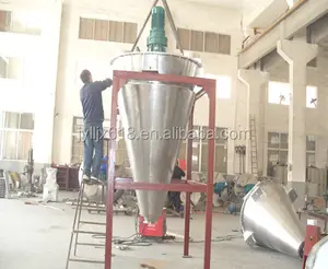 Agitator Mixer kimia kerucut ganda baja tahan karat