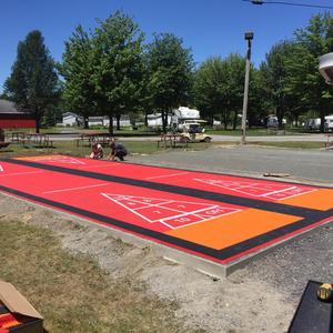 Bề mặt phẳng PP <span class=keywords><strong>interlock</strong></span> trong nhà shuffleboard tòa gạch treo thể thao sàn - Product Image 4