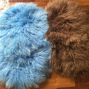 Pelliccia <span class=keywords><strong>di</strong></span> capra a pelo lungo del Tibet, <span class=keywords><strong>vera</strong></span> <span class=keywords><strong>pelle</strong></span> <span class=keywords><strong>di</strong></span> <span class=keywords><strong>pecora</strong></span> riccia mongola - Product Image 1