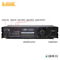Amplificateur PA professionnel Laix PA-100 100W 4OHM 4 zones avec transistors 2SC5198/2SA1941*2