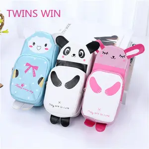 Custom School Animal Shaped Cute Girls Kids Colors Pencil Case