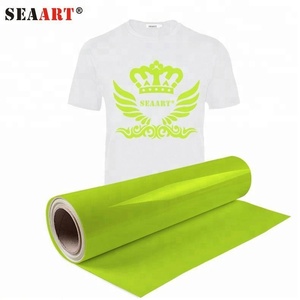 Fluorescent Jaune Résistant À <span class=keywords><strong>La</strong></span> Chaleur Adhésif Vinyle Rouleaux - Product Image 1