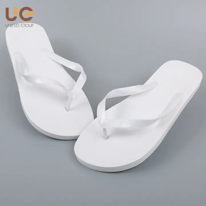 Brand Men Flip-flops With Logo White Blank Cheap Wholesale High Quality Mens Flip Flops
