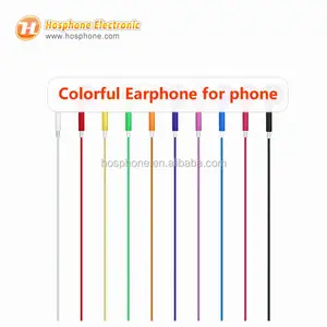 Earphone Murah Warna-warni dengan MIK dan Headphone Volume Jarak Jauh untuk Ponsel Apple Ipad Iphone 5S 6S Puls