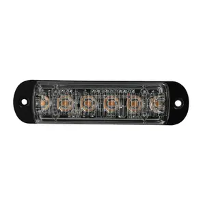 Hoge Intensiteit 3Watt Led Strobe Dashboard Raam Binnenvizier Waarschuwingslampje Voor Bedrijfswagen Sl6206