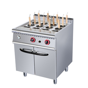 12 شهرا الضمان الفولاذ المقاوم للصدأ 240V الغاز التجاري حلة طهي المكرونة مع مجلس الوزراء - Product Image 1