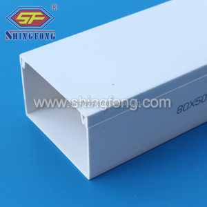 Sử Dụng Ngoài Trời <span class=keywords><strong>Pvc</strong></span> Cáp <span class=keywords><strong>Trunking</strong></span>, Màu Trắng Cáp <span class=keywords><strong>Trunking</strong></span> Kích Thước - Product Image 3