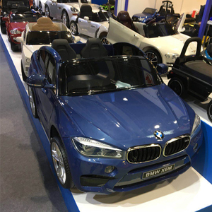 2018 nueva llegada X6M licencia grande asiento doble coche eléctrico niños paseo en 12 V - Product Image 1
