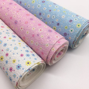 Materiale in <span class=keywords><strong>pelle</strong></span> sintetica con fiori goffrato in finta <span class=keywords><strong>pelle</strong></span> sintetica per la creazione di scarpe da te - Product Image 6