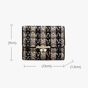 ZB065 Carteras De Mujer ขายส่งผู้หญิงกระเป๋าแฟชั่นการออกแบบใหม่สุภาพสตรีกระเป๋าสตางค์ภาษีฟรีโรงงานของตัวเอง Rfid กระเป๋าสตางค์
