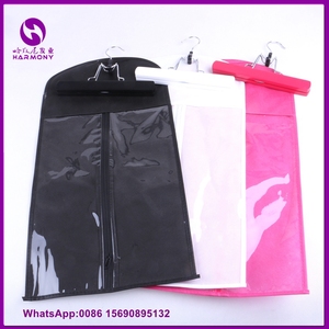 Sac d'emballage personnalisé pour extensions de cheveux, couleur noir, rose, blanc, avec cintre, sac de transport pour extensions de cheveux, rangement - Product Image 6