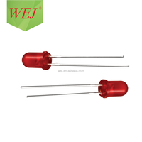 LED WEJ Factory à haute luminosité, emballage traversant, tête ronde de 5 mm/3 mm, LED DIP blanche, verte, rouge, bleue, jaune, orange, violette, LED de 5 mm