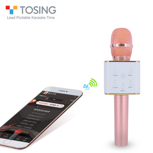 Tosing tuxun Q7 profesional MICRÓFONO INALÁMBRICO <span class=keywords><strong>karaoke</strong></span> inalámbrico micrófono Bluetooth altavoces estudio para <span class=keywords><strong>fiesta</strong></span> cantando - Product Image 2