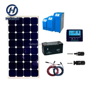 Solarparts Standaard Kits 200W Diy Rv/Boot Kits Zonnestelsel 100W Flexibele Rv Zonnepaneel + Controller + Kabel Outdoor