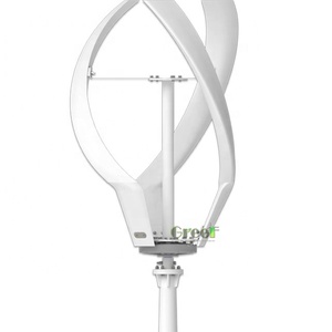 Thời Gian Sống 20 Năm 200W Tốc Độ Quay Thấp Tua Bin Gió Trục Dọc Cho Gia Đình - Product Image 2