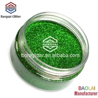 Paillettes PET en gros, fournitures de décoration de Noël en métal, poudre de pigment en vrac pour Noël, paillettes de pigment pour peinture automobile