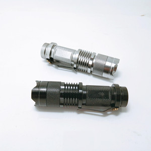 미니 <span class=keywords><strong>LED</strong></span> 손전등 캠프 <span class=keywords><strong>Q5</strong></span> 알루미늄 합금 토치 1 AA 모델 스케일 충전식 토치 - Product Image 1