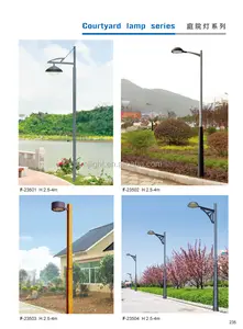 Outdoor-led-lampe basis hof pol für auffahrt beleuchtung