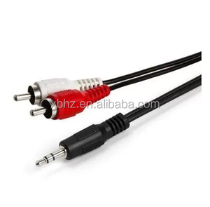 1 x Mini Prise <span class=keywords><strong>Audio</strong></span> Stéréo Mâle à 2 x <span class=keywords><strong>RCA</strong></span> Mâle câble <span class=keywords><strong>Audio</strong></span> Stéréo - Product Image 1
