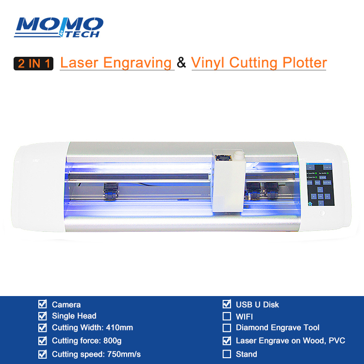 2 en 1 portátil pequeño DIY mini metal chino papel Japón escritorio plotter de corte de vinilo de corte por láser máquinas