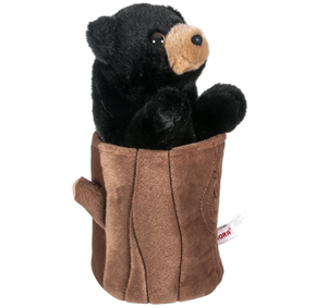 Marioneta de Oso en Tronco de Árbol, Marioneta de Peluche de Oso, Marioneta de Oso - Product Image 3