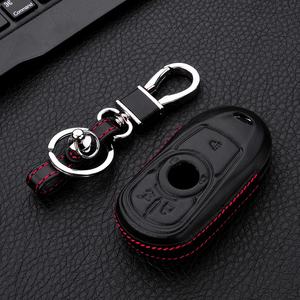 Nuovo stile 4D <span class=keywords><strong>Buick</strong></span> immagina custodia per chiavi per auto solo che abbiamo materiale in pelle con 3 tasti di chiusura appesa tipo pacchetto in scatola - Product Image 1