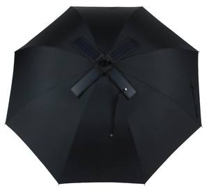 Ombrello solare ventilatore solare ventilatore carica ombrello con logo stampa - Product Image 5