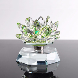 Wholesales <strong>Lotus</strong> Flower Crystal Candlestick Luxury Decorative Tealight Glass <strong>Candle</strong> Jar Crystal <strong>Candle</strong> <strong>Holders</strong> With Base - Product Image 1