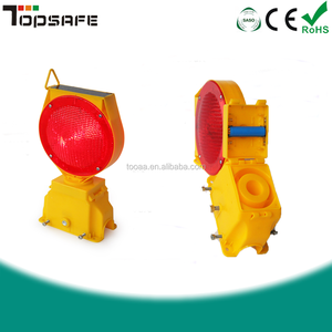 Farol de <span class=keywords><strong>led</strong></span> com pisca solar, luz de aviso de trânsito