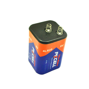 Super alkaline batterij 4LR25 6.0 v lantaarn Batterij met lente fit