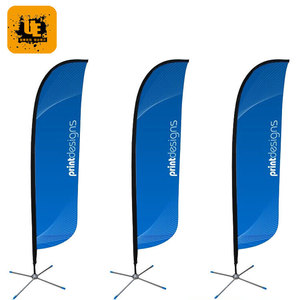 Punto de poliéster custom impresión bandera banderas al aire libre pantallas de <span class=keywords><strong>marketing</strong></span> - Product Image 4