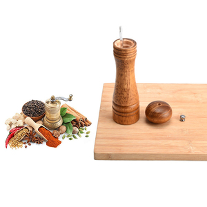 Moulin à sel et poivre de 10 pouces, salières et poivrières en <span class=keywords><strong>bois</strong></span>, moulin à poivre en <span class=keywords><strong>bois</strong></span> - Product Image 5