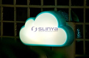 4 Color <strong>Cloud</strong> Shaped Energy <strong>Saving</strong> Sensor Night Light for Kids Bedroom Living Room - Product Image 3