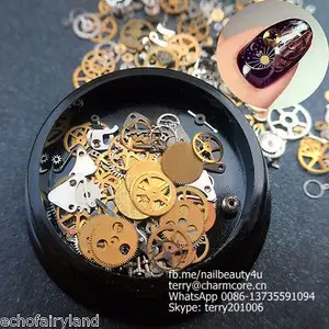 Équipement de décoration pour ongles, bricolage, 3D, art de manucure et de pédicure, horloge, vente en gros,