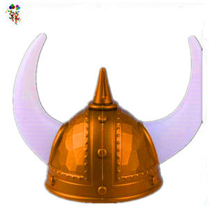 カーニバルパーティーファンシードレス安いプラスチックバイキングヘルメット帽子HPC-3308 - Product Image 1