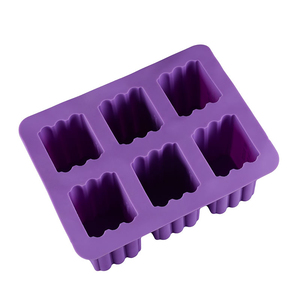 Silikolove Nhà Máy Dễ Dàng Để Demoulding Lớn 6 Khoang Hình Chữ Nhật Silicone Xà Phòng Khuôn Lfgb Không Dính Tùy Chỉnh Silicone Xà Phòng Khuôn Mẫu - Product Image 4
