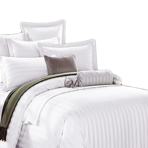 Yalan Bán Buôn sang trọng siêu mềm thứ vải chúc bâu 3 cm Sọc Tinh Khiết Bông Giường Có Khăn Trải Giường Bộ cho Khách Sạn/Nhà/ bệnh viện linen - Product Image 5