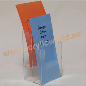 Factory Wholesale Acrylic Brochure Holder - A3 A4 Leaflet Display Rack for Hospital Hotel and Reception - Product Image 2